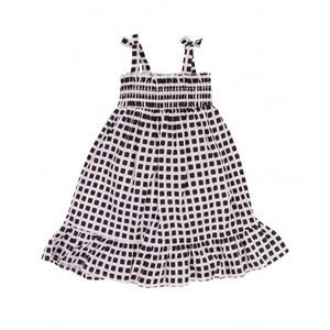 NEW EMC girls' geo square maxi dress in monochrome